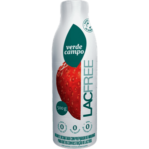 IOGURTE VERDE CAMPO LACFREE 500G MORANGO